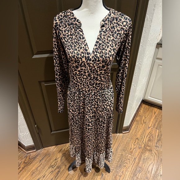 ASOS Design Leopard Print Dress Size 8 - Picture 2 of 8
